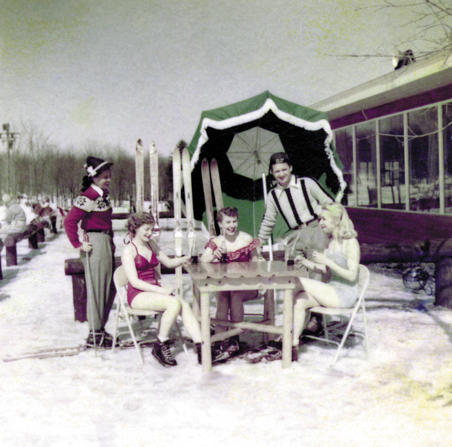 archive photo of snow bunny ball