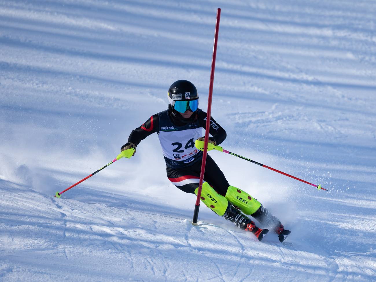 guy hitting the gate