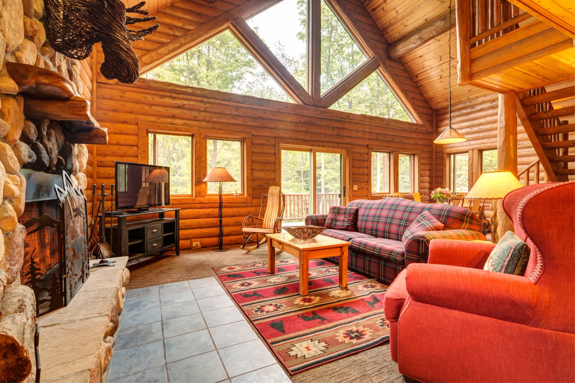 Mountain Cabins Living Room