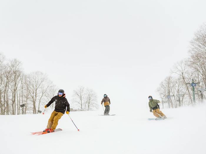 guys skiing down hemlock