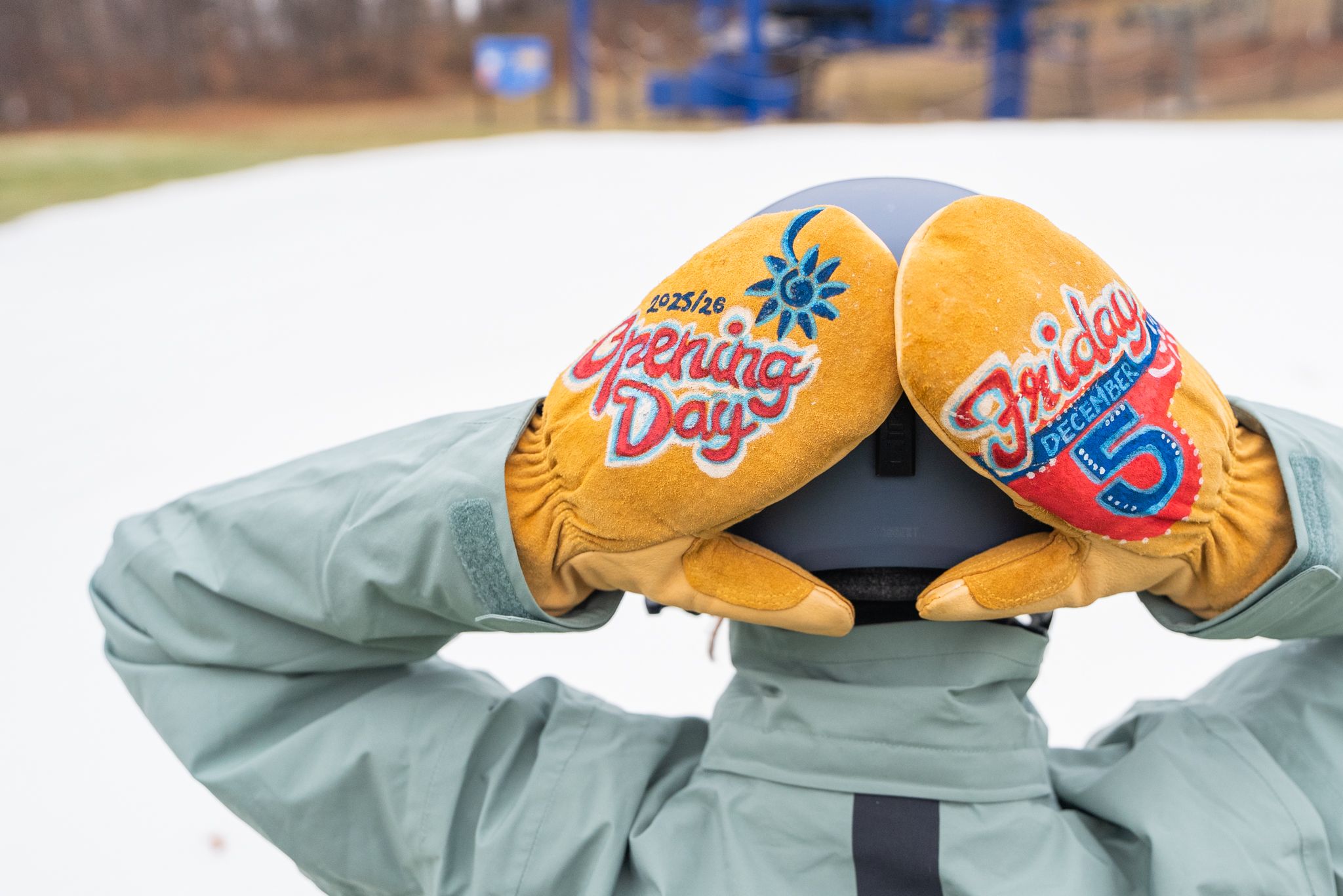early season snowmaking at boyne mountain