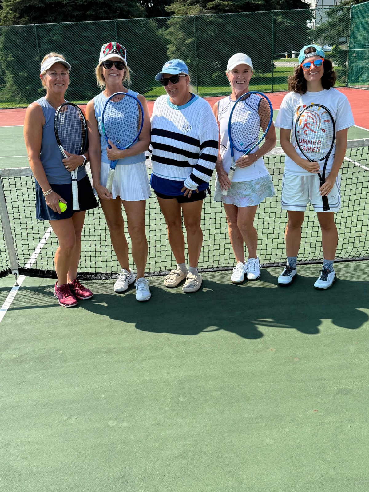 group photo of tennis players