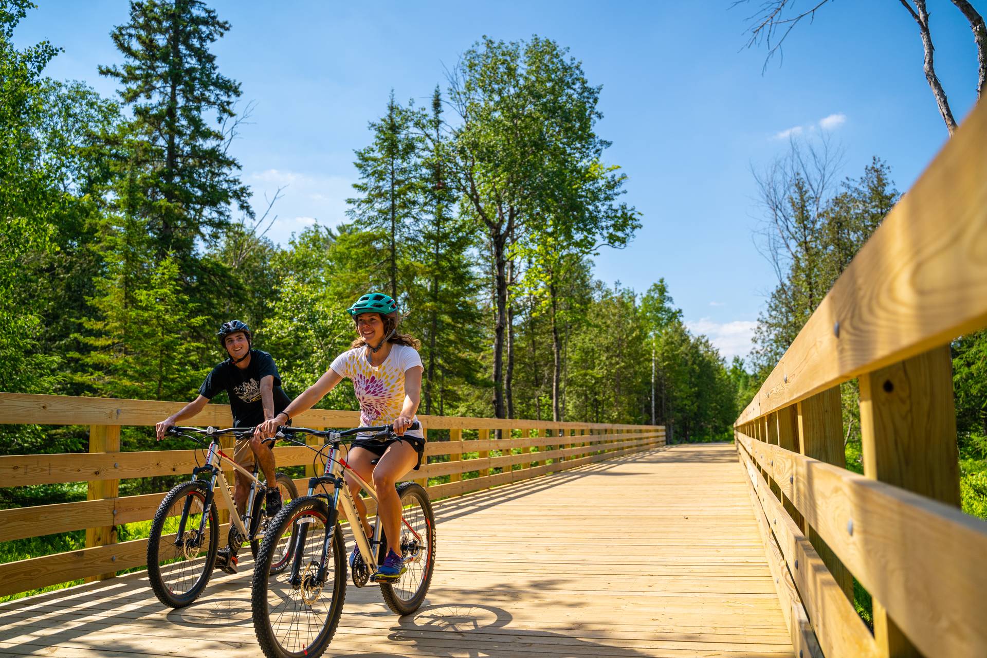 people on boyne valley trail