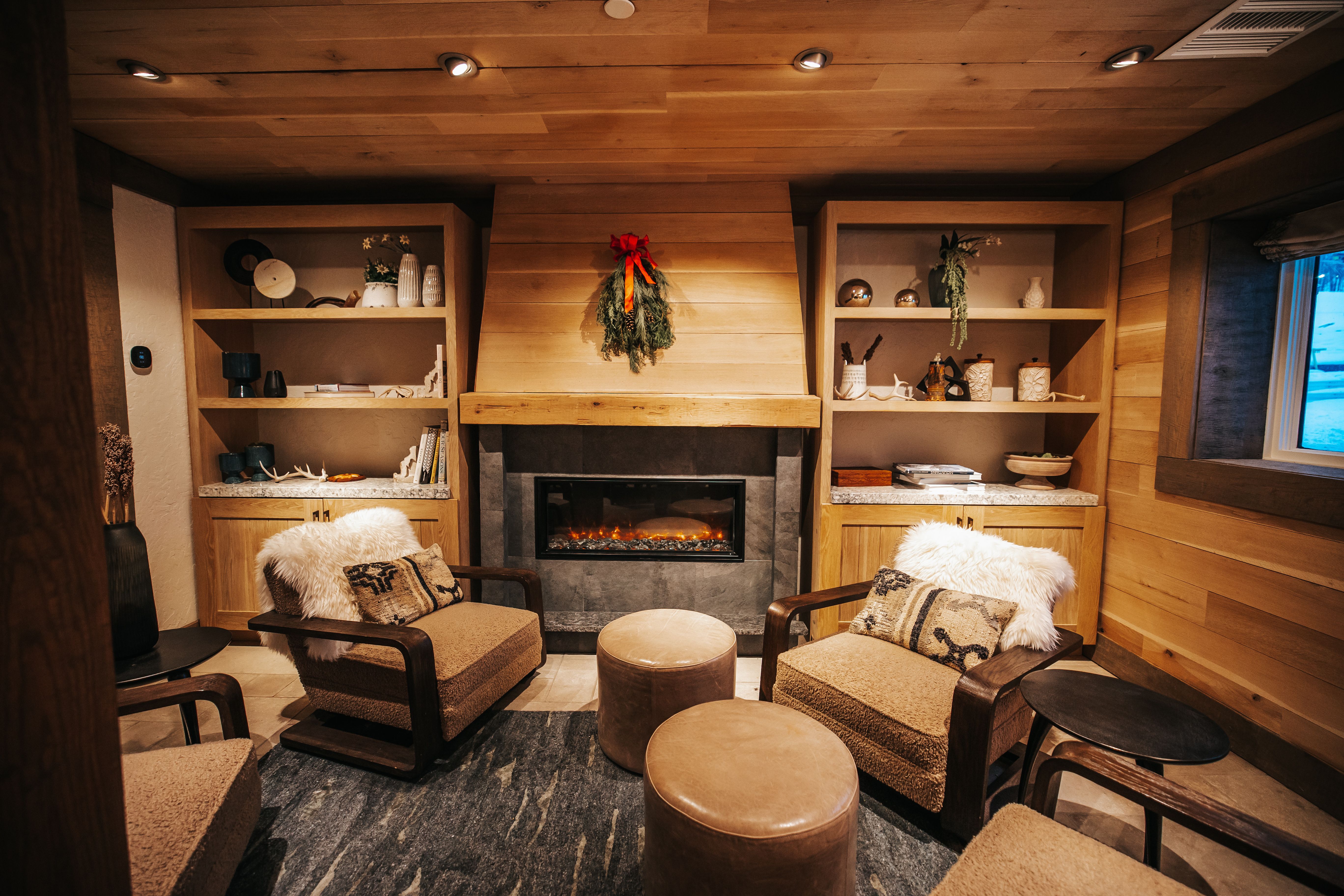 Livingroom in Chalet Edelweiss at Boyne Mountain