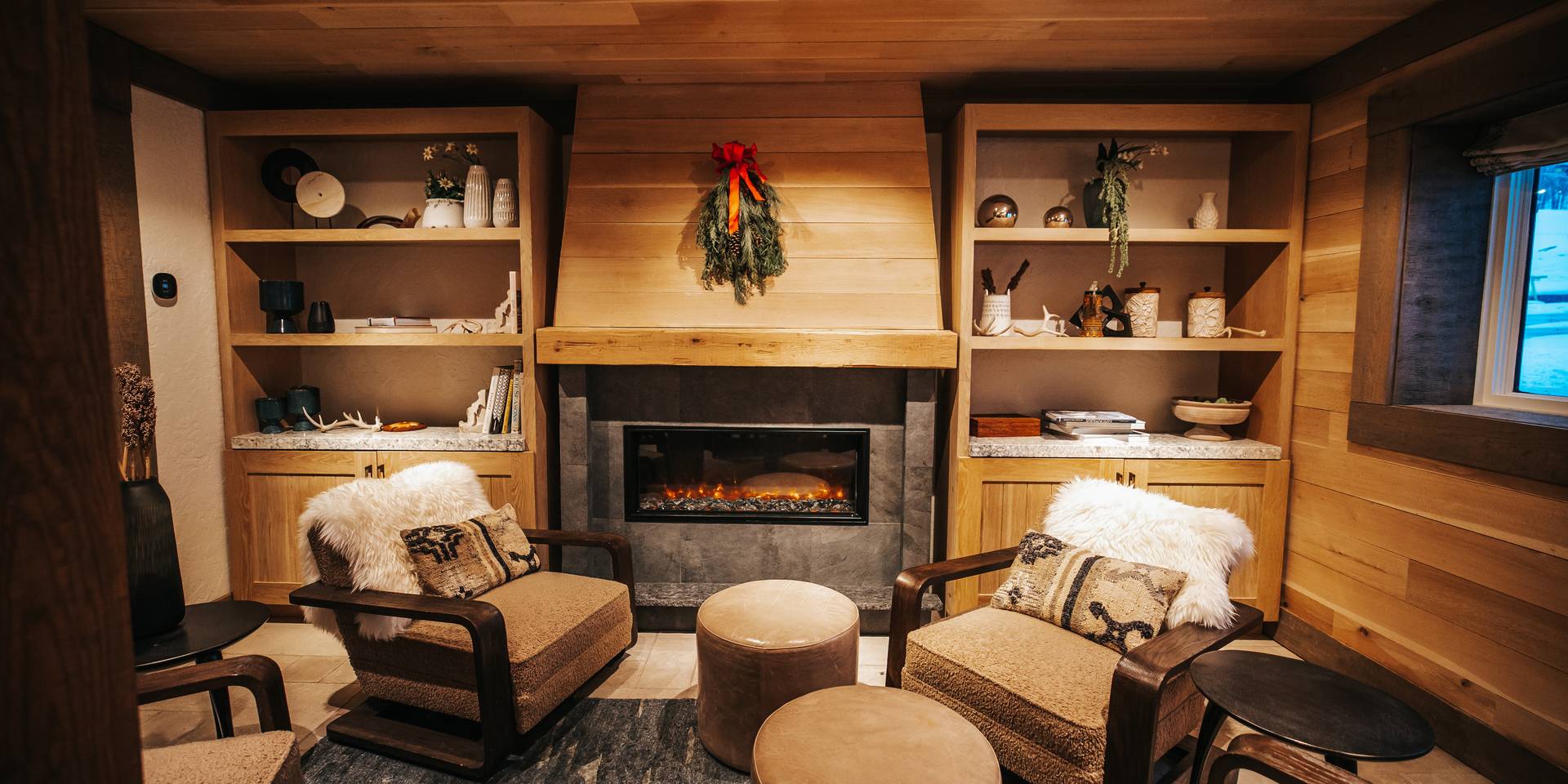 Livingroom in Chalet Edelweiss at Boyne Mountain