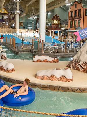 Avalanche Bay Indoor Waterpark lazy river