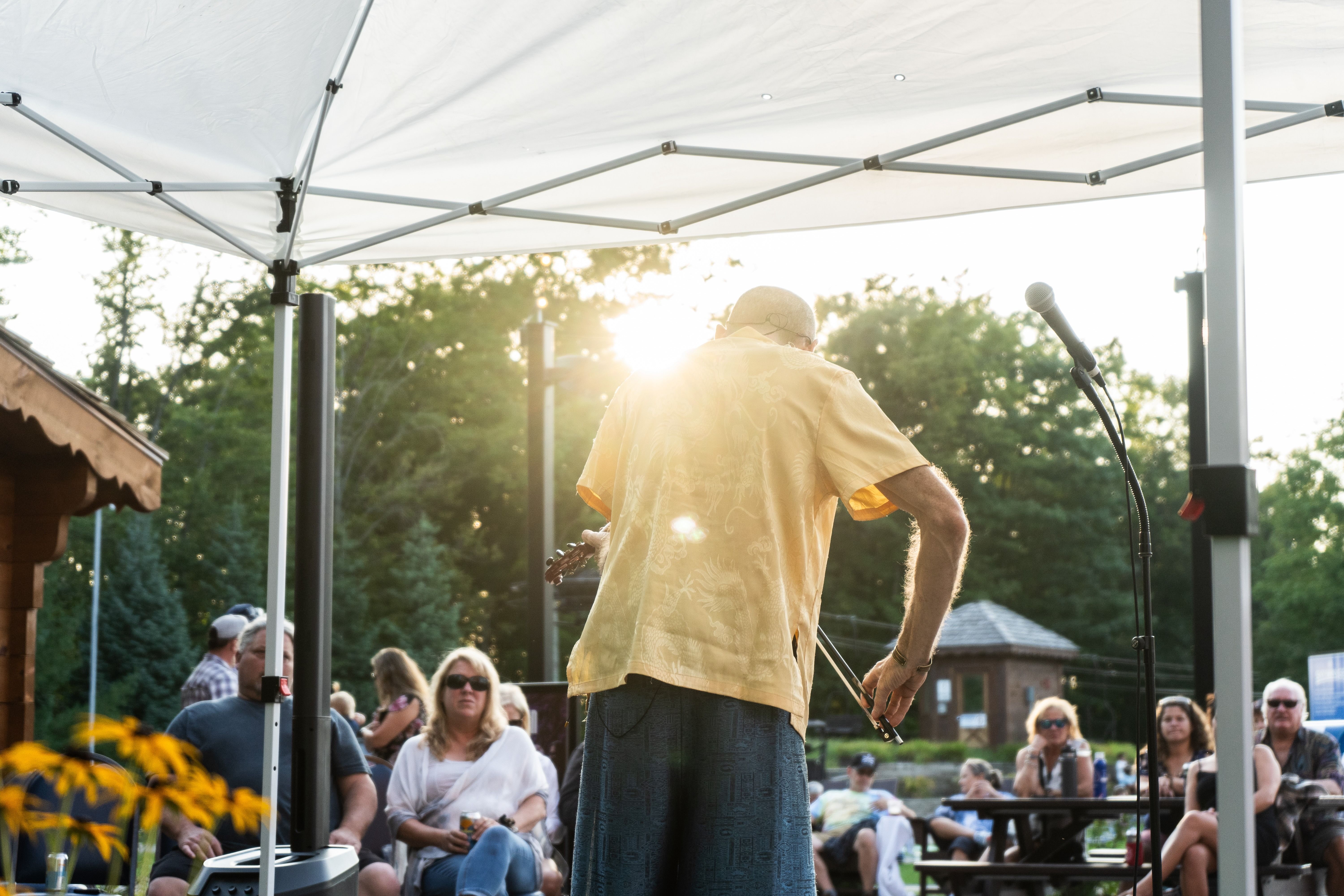 Dixon's Violin playing at Disciples Overlook