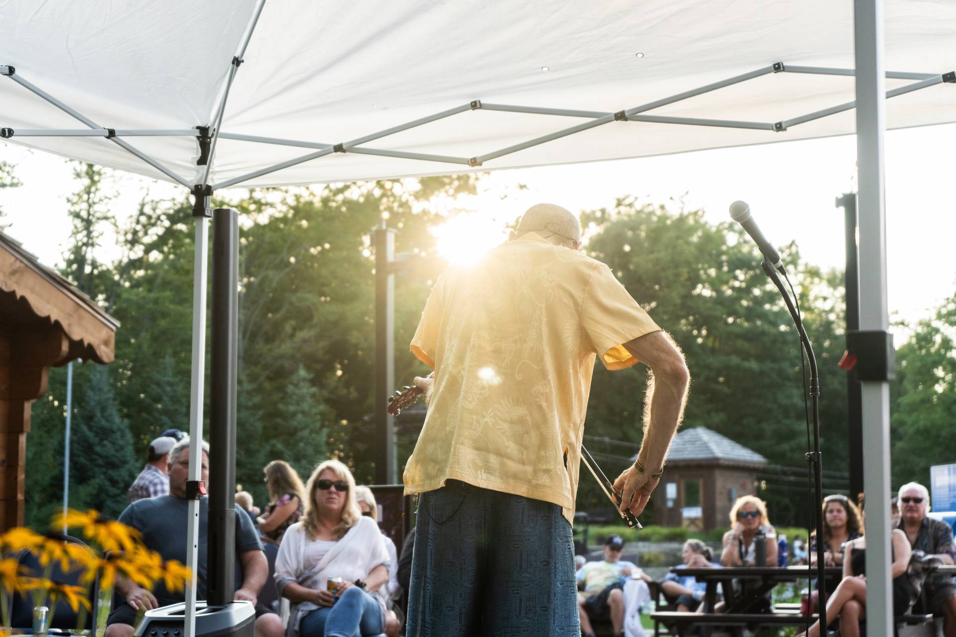 Dixon's Violin playing at Disciples Overlook