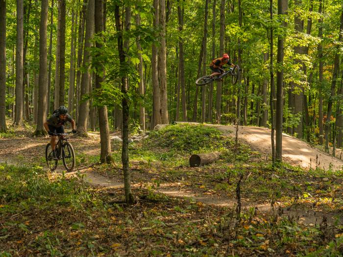boyne forest mountain bikers