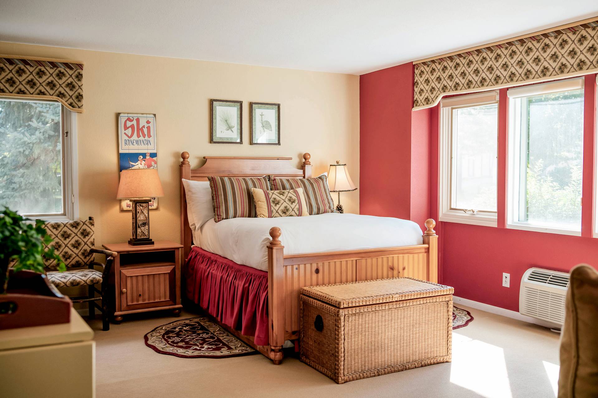 mountain villa bedroom at boyne mountain