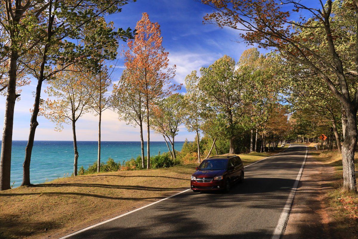 tunnel of trees on M-119
