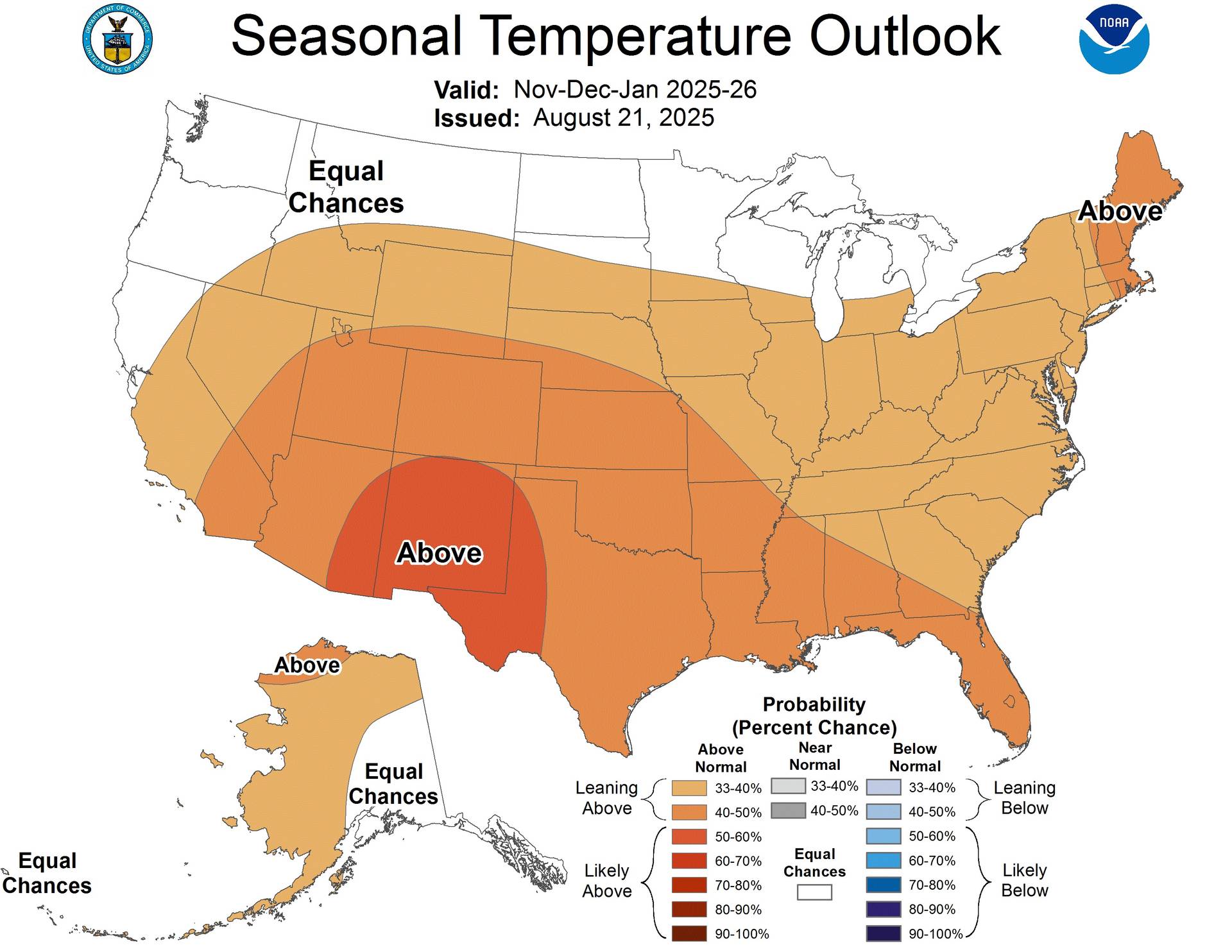NOAA Temperature Forecast