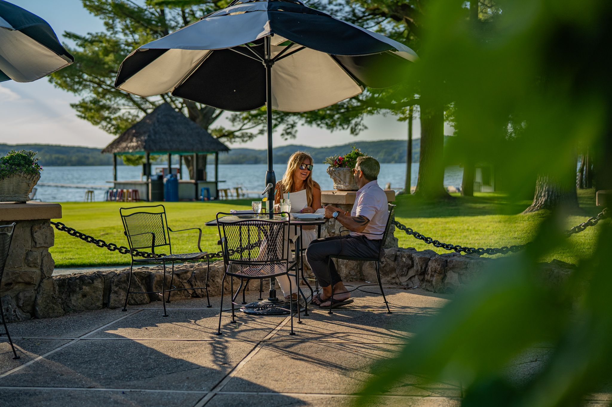 couple dining at The Beach House 