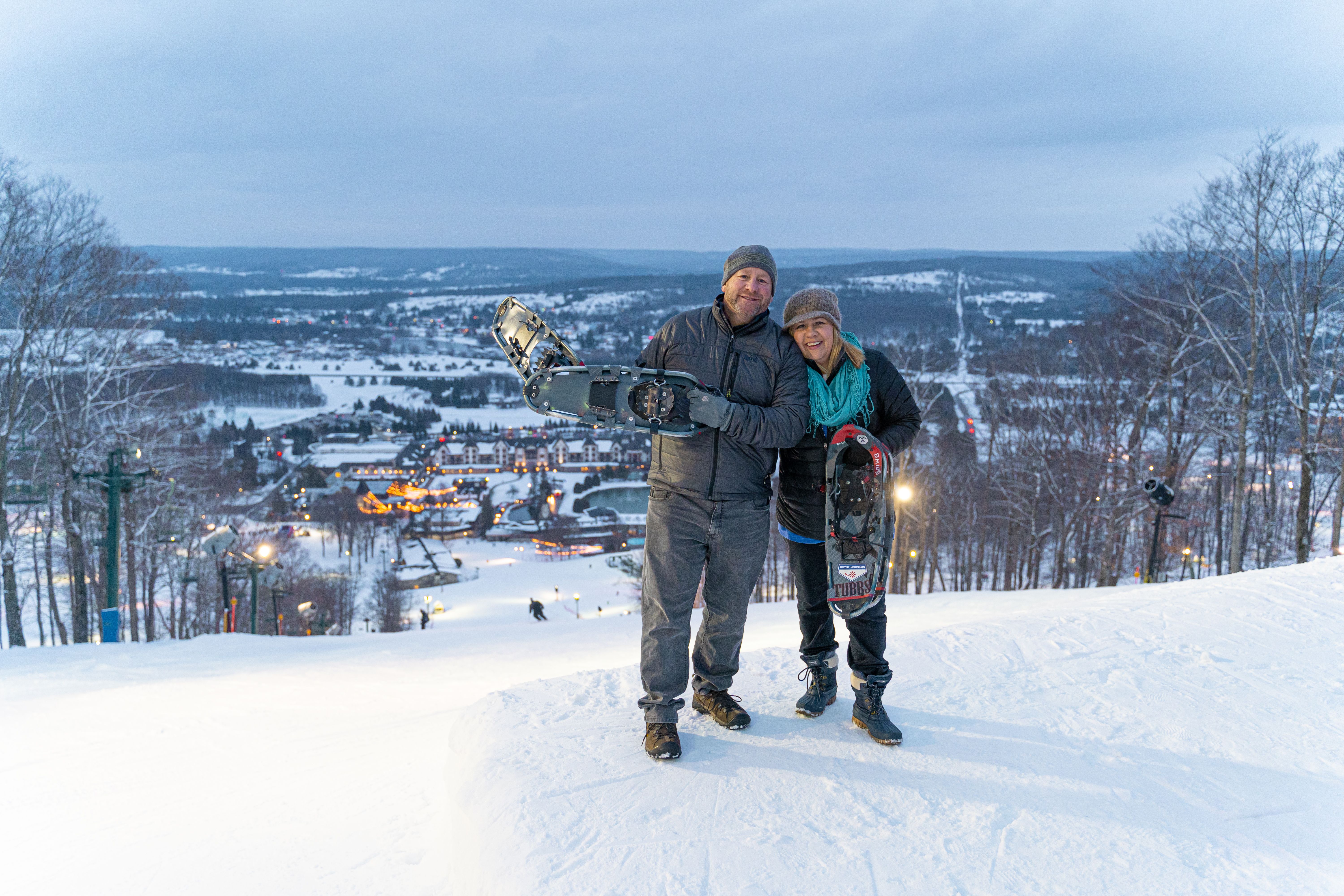 Couple at the top of Hemlock