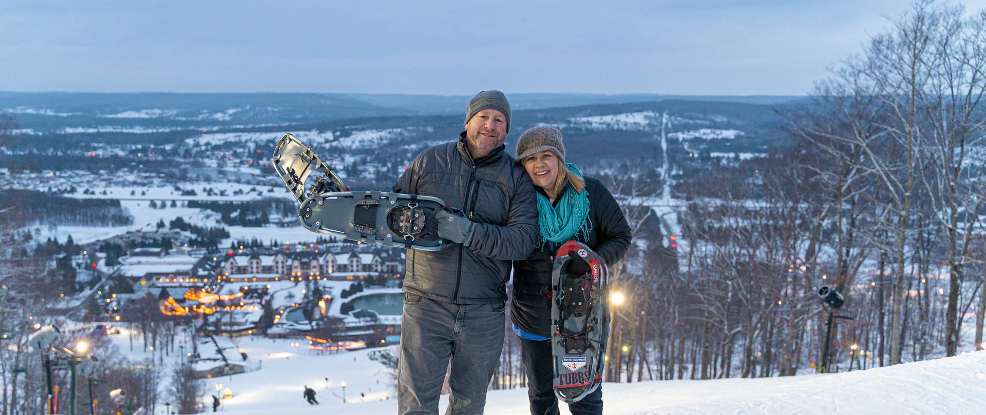 Couple at the top of Hemlock