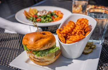 chicken sandwich at the beach house