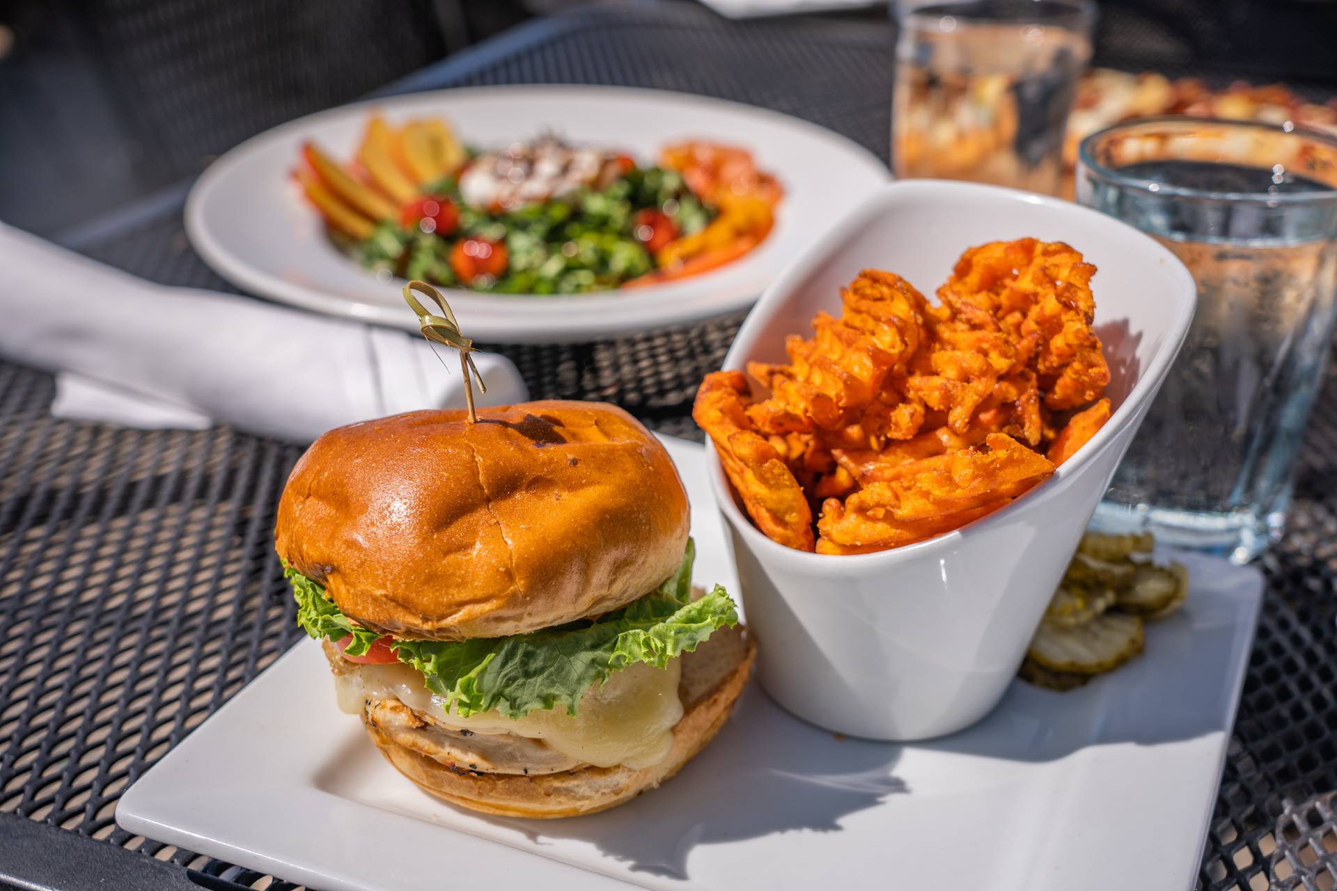 chicken sandwich at the beach house