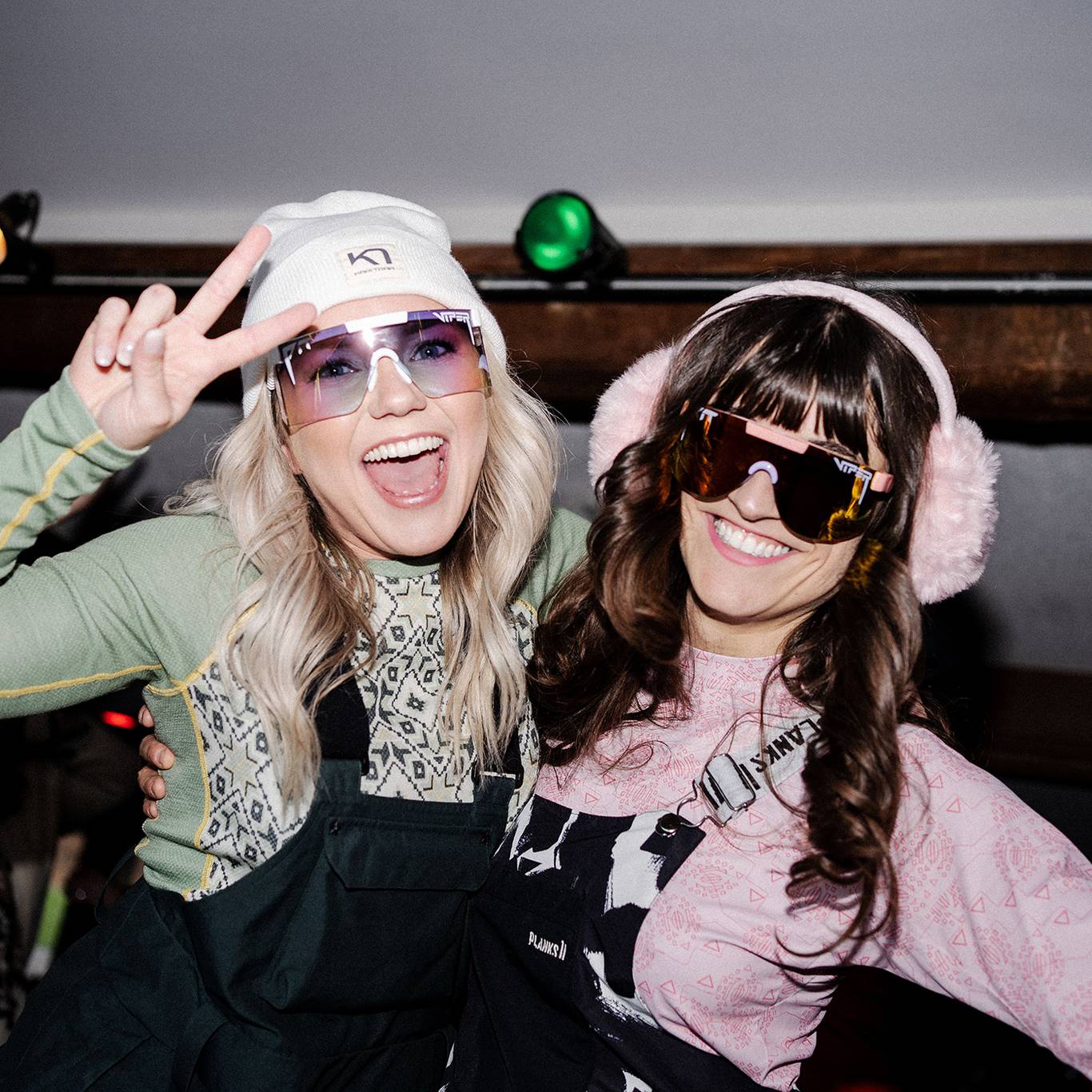 girls at the snowflake lounge