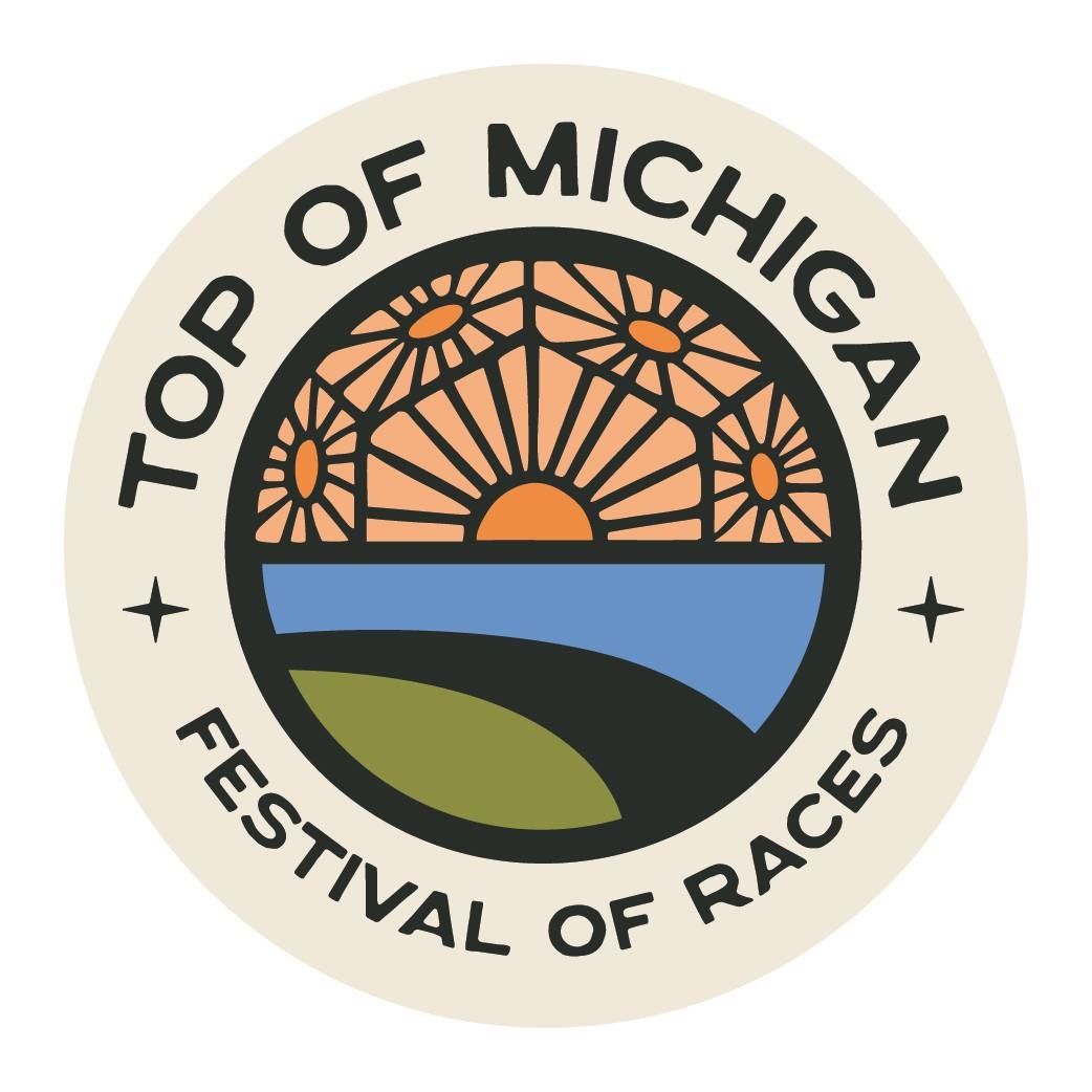 top of michigan festival of races logo