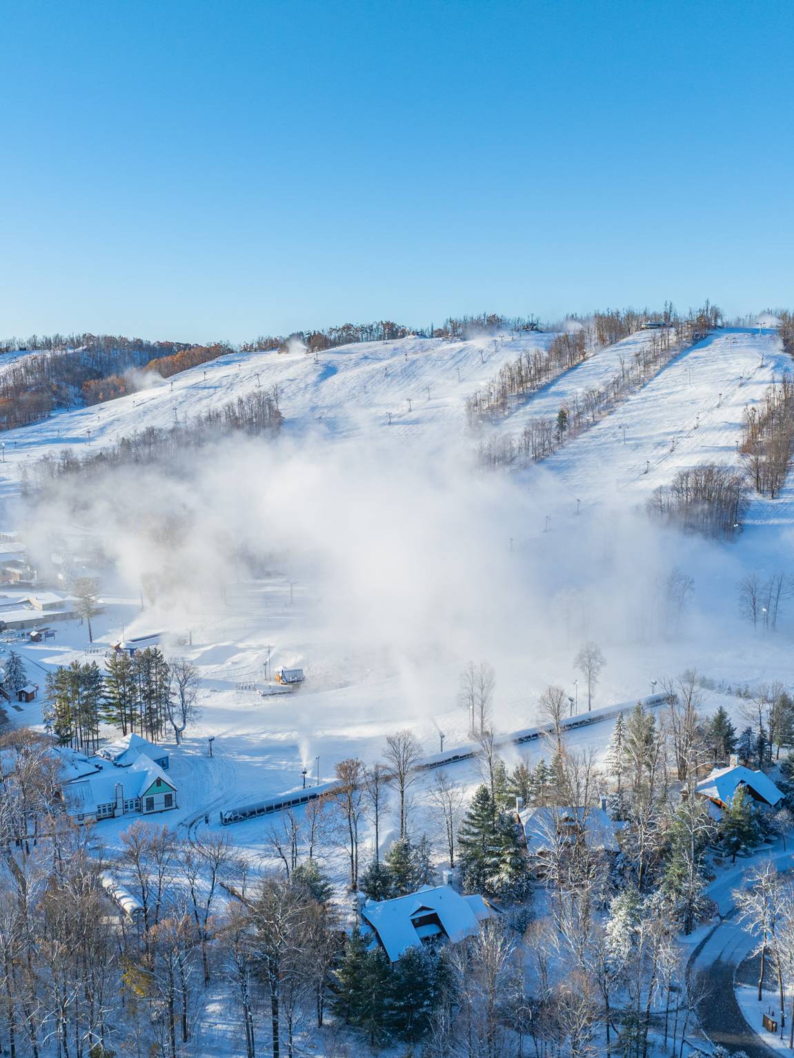 early season snowmaking