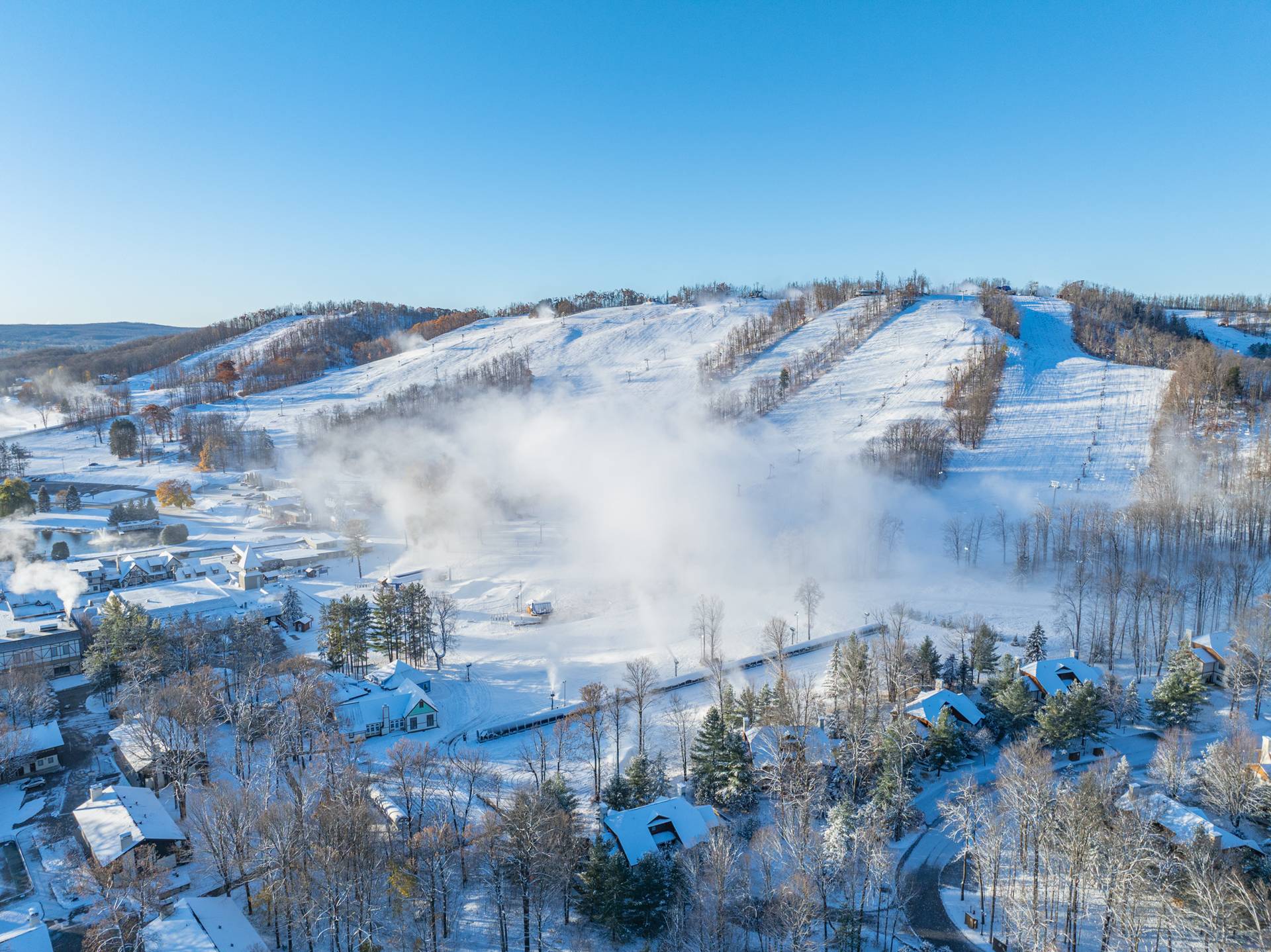 early season snowmaking