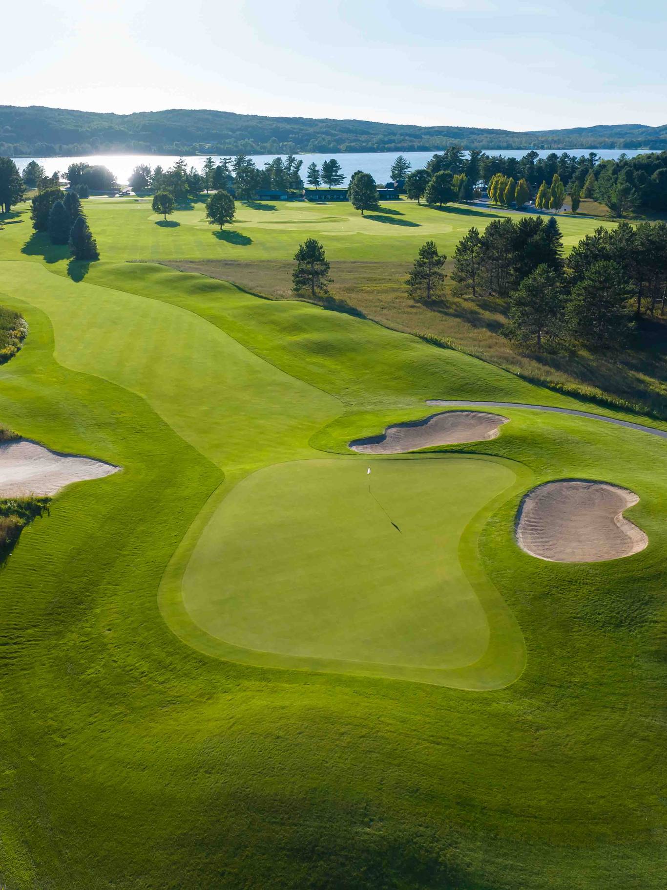 Arial view of Monument Golf Course