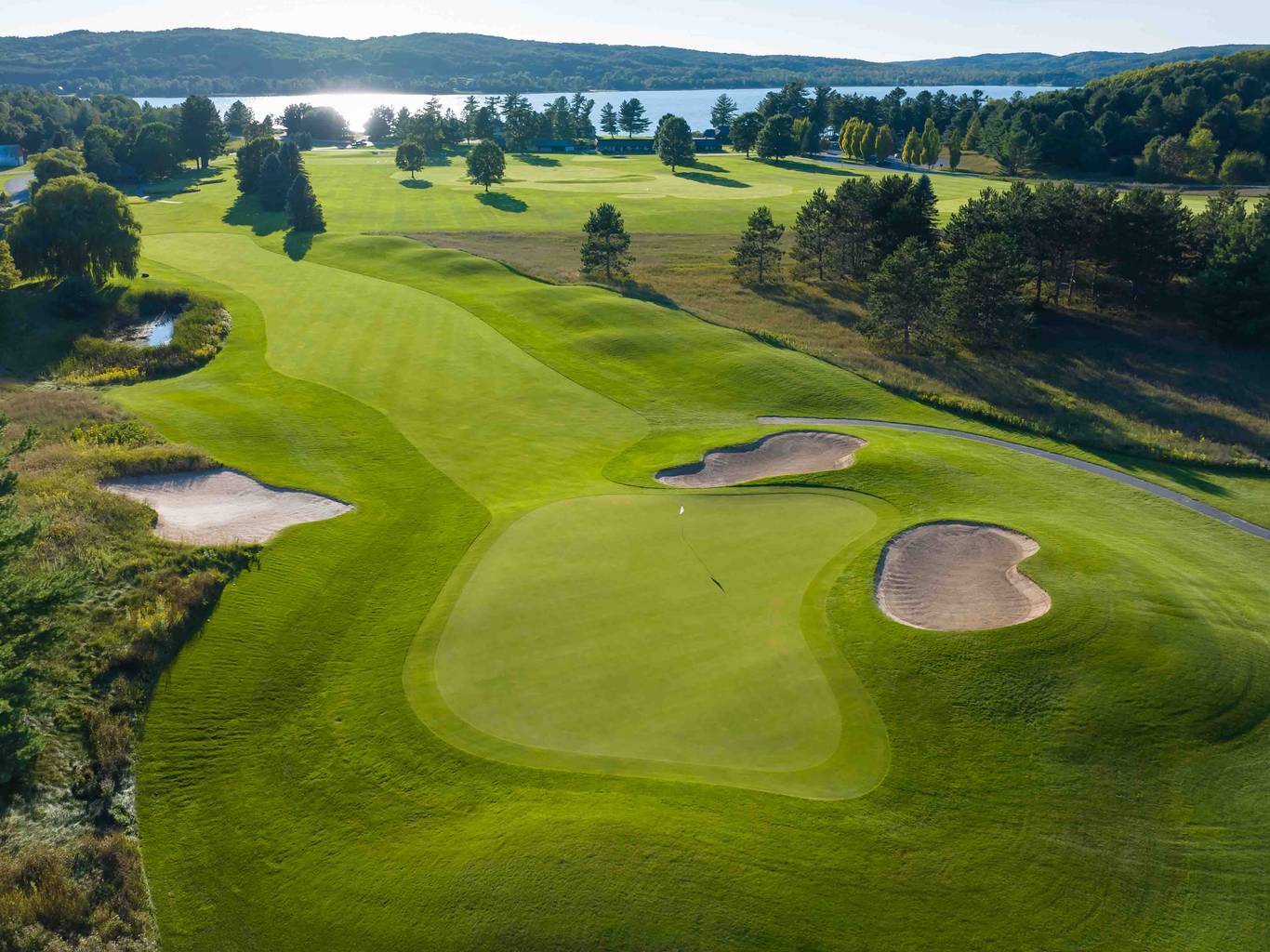 Arial view of Monument Golf Course