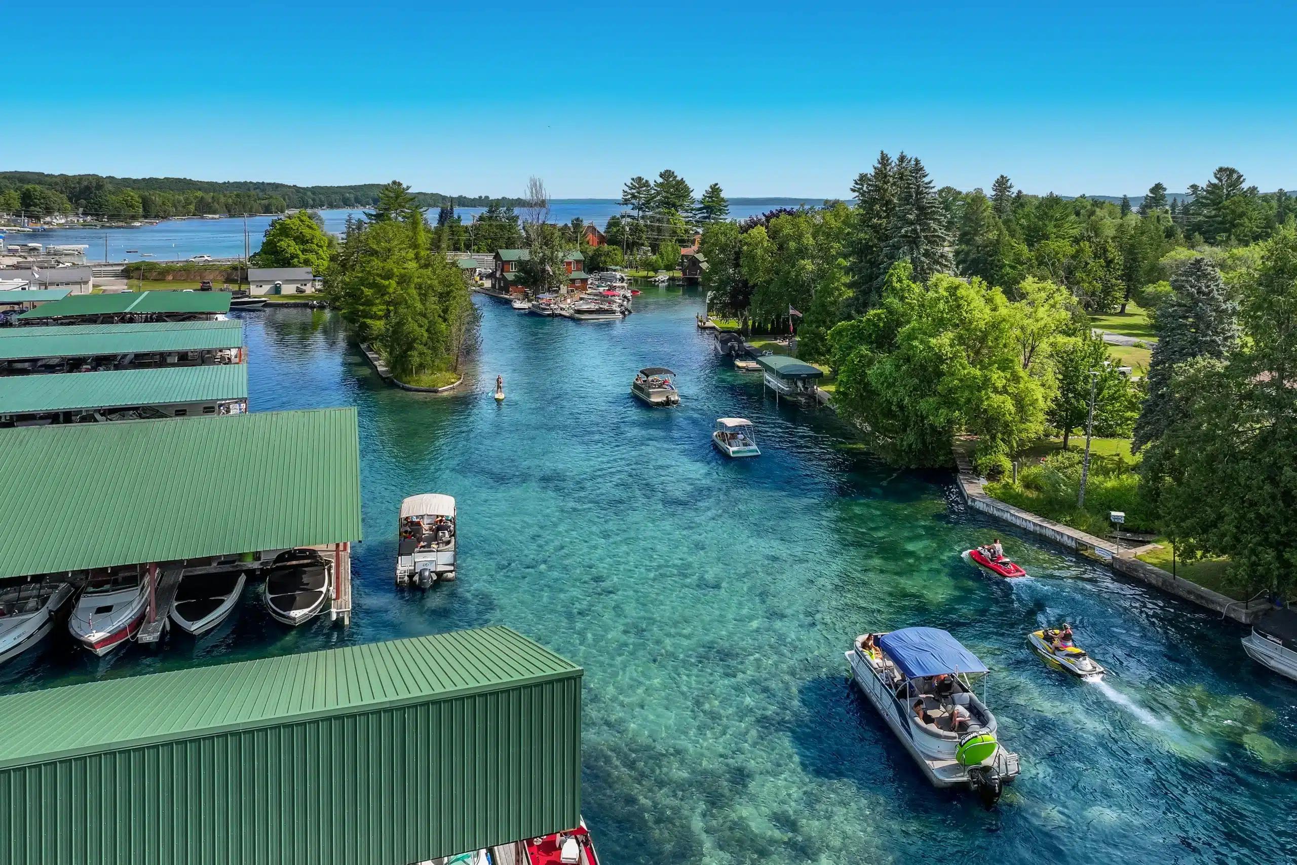 torch lake river