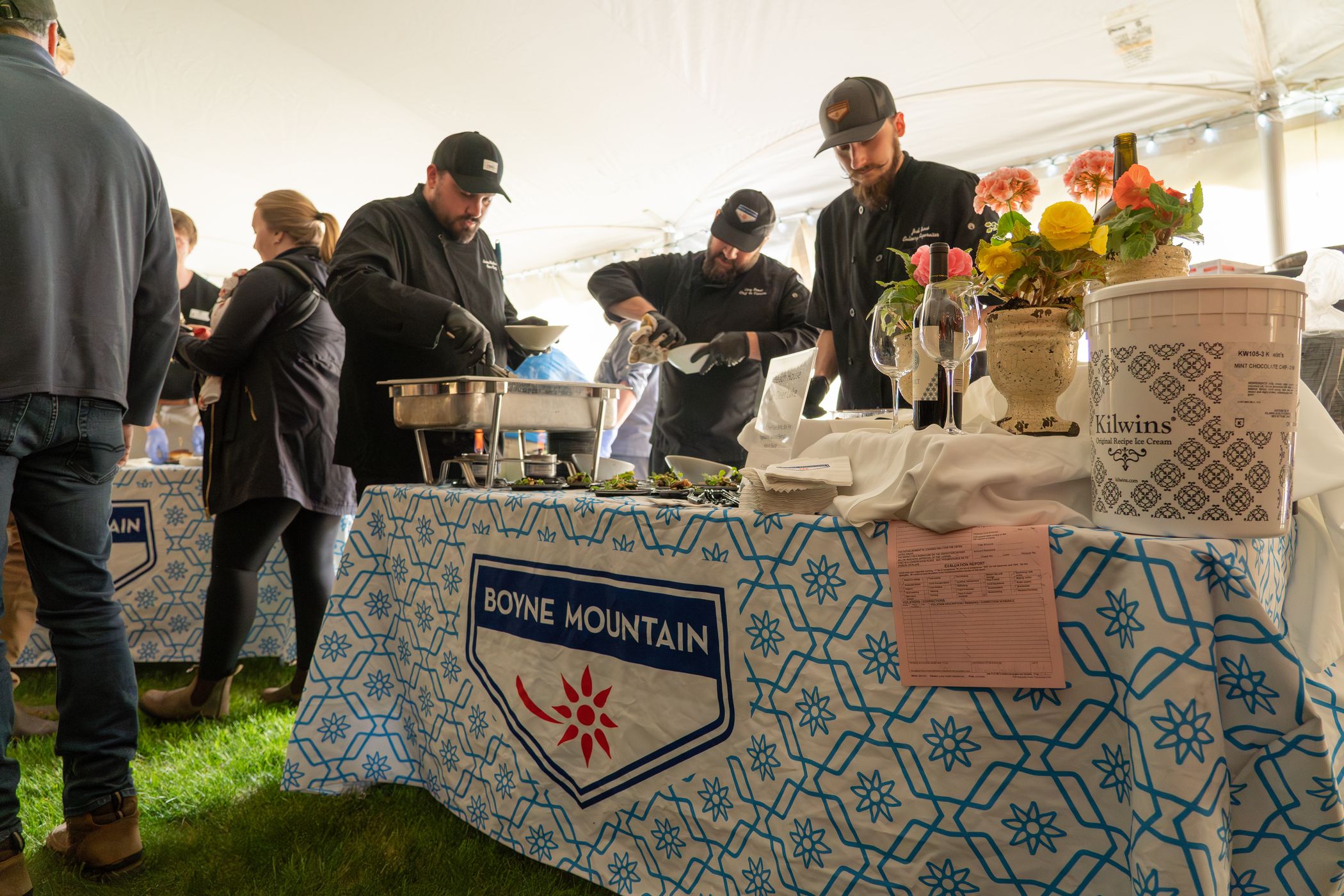 boyne mountain culinary teams at morel fest