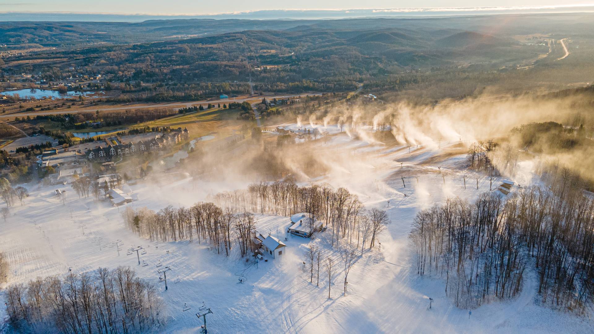 Snow Guns running before opening day