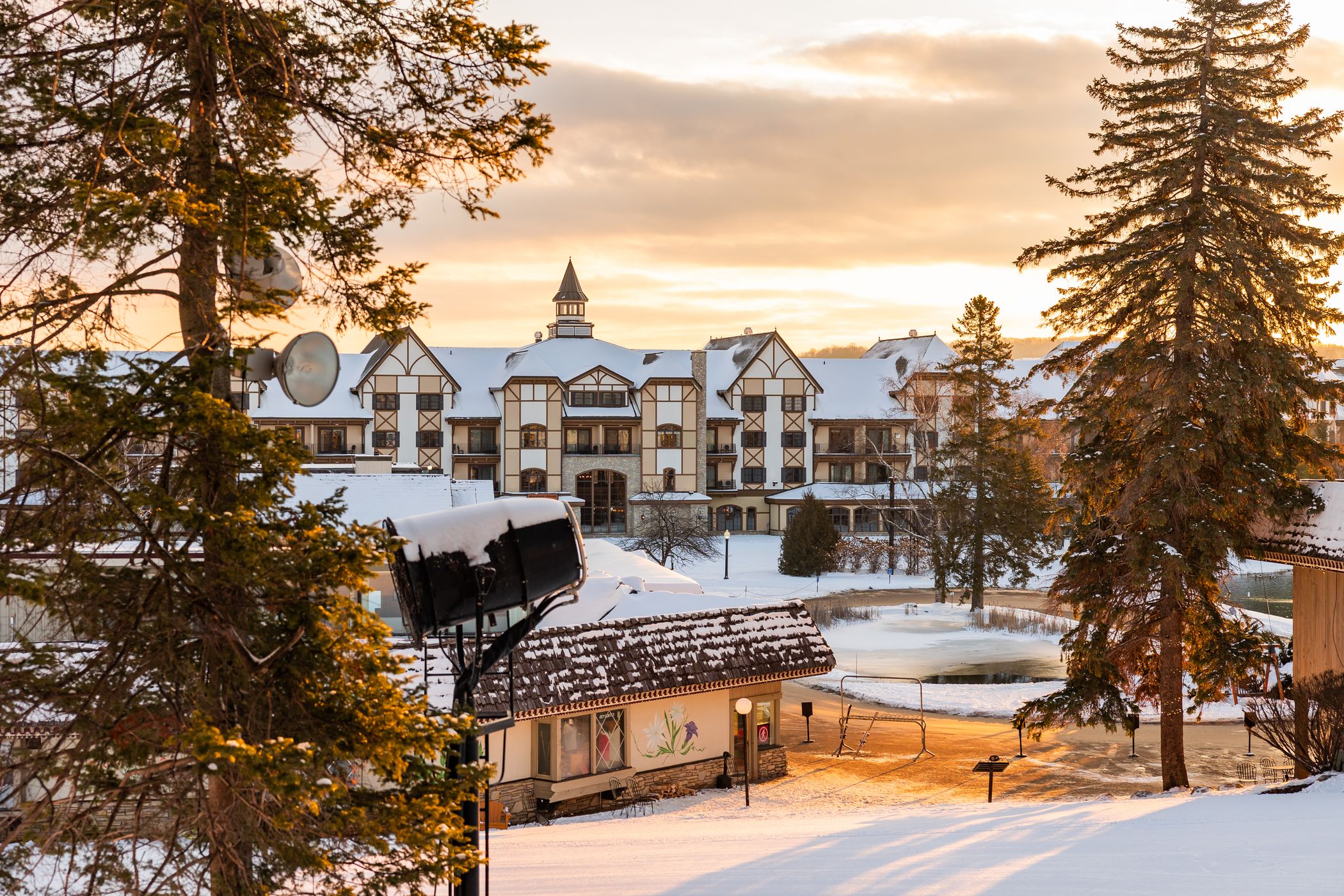 Mountain Grand Lodge at Sunrise
