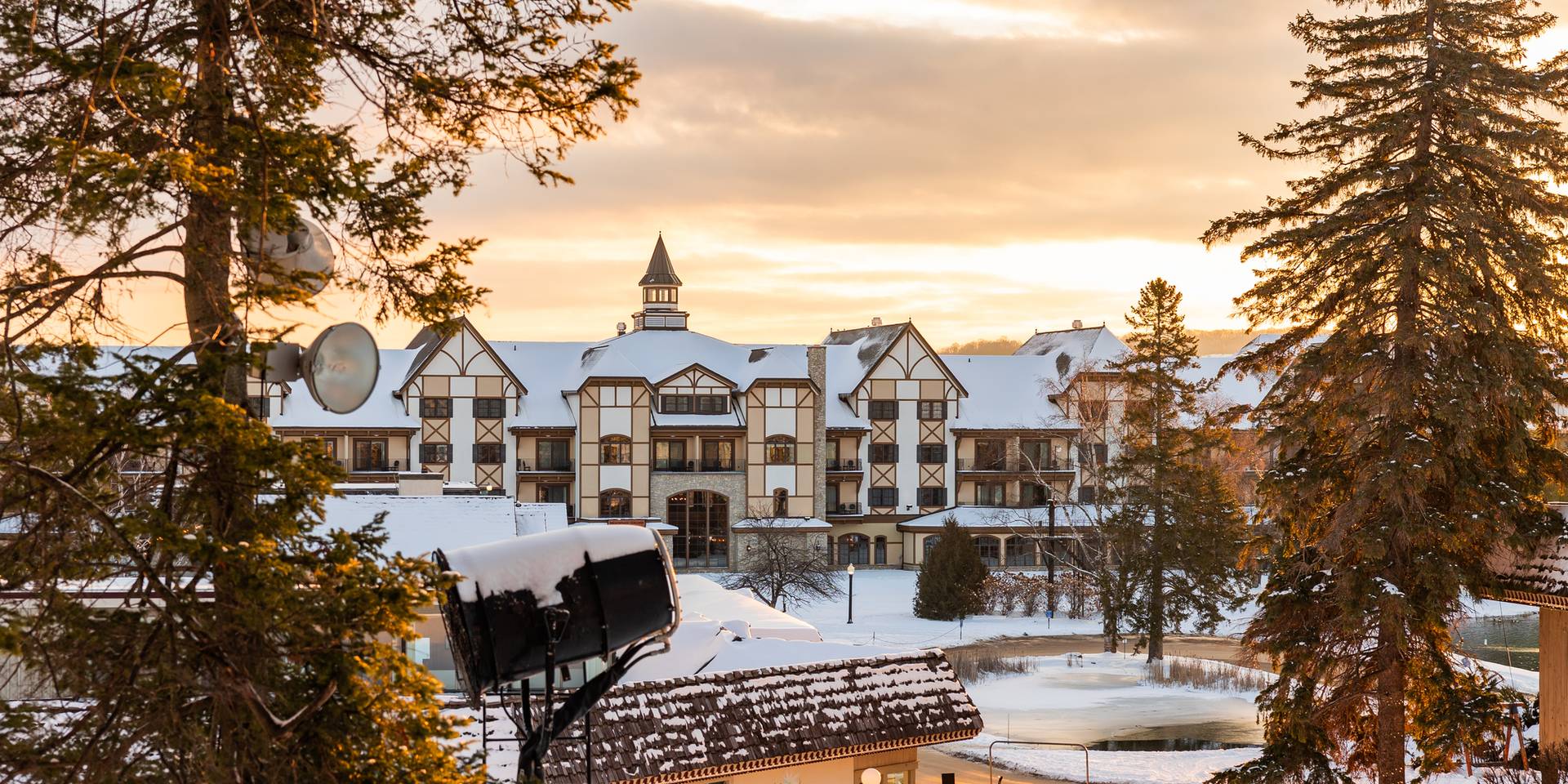 Mountain Grand Lodge at Sunrise