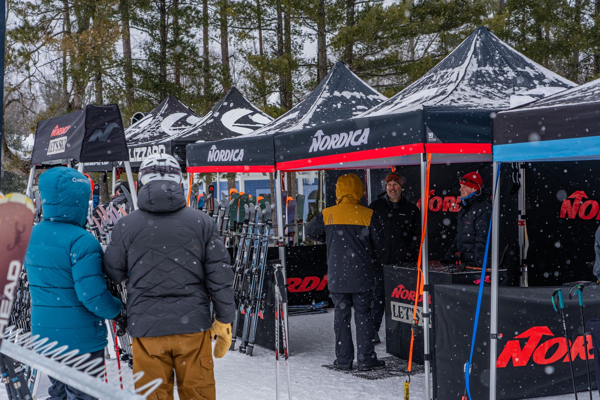 Nordica Tent at Demo Days