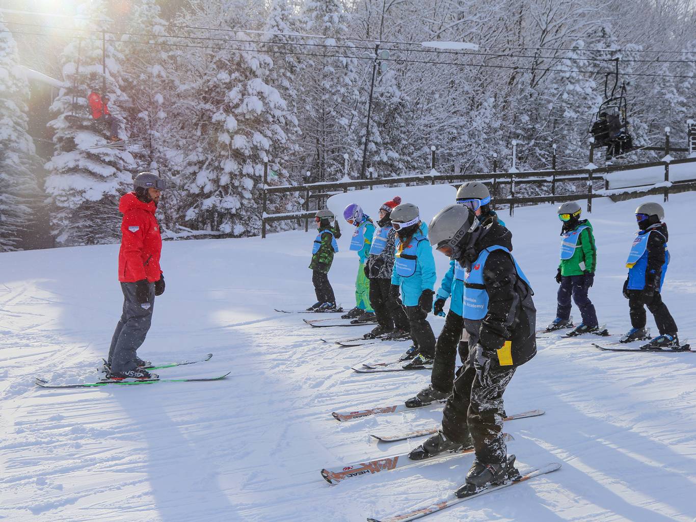 Kids in group lesson