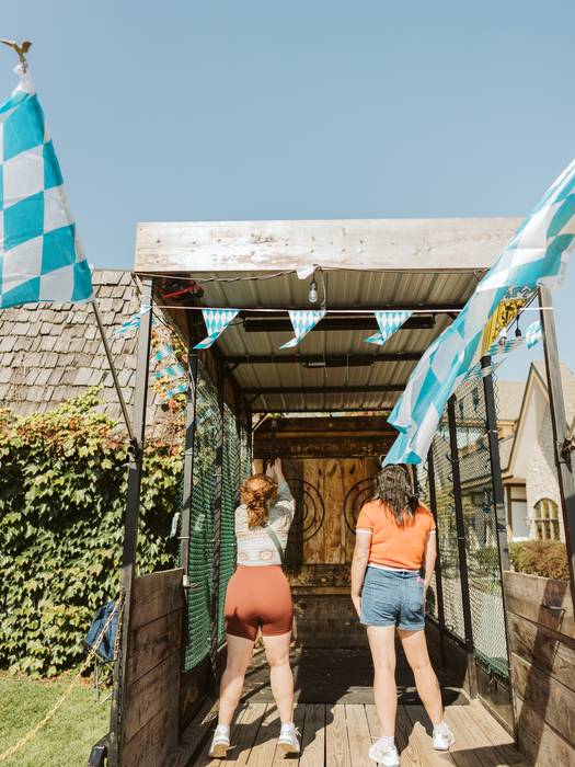 axe throwing trailer