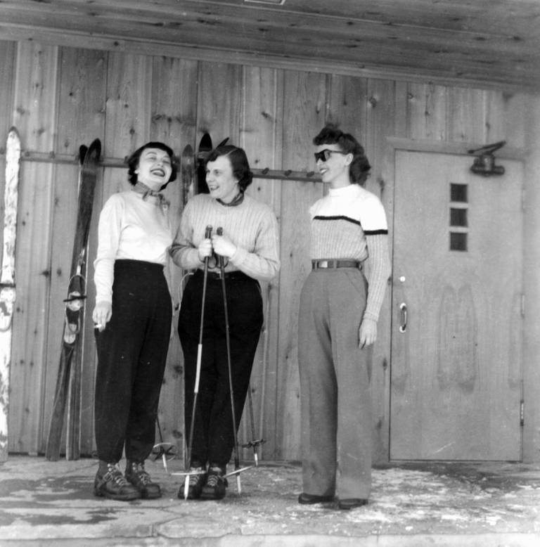 archive photo of a group of women smiling and laughing