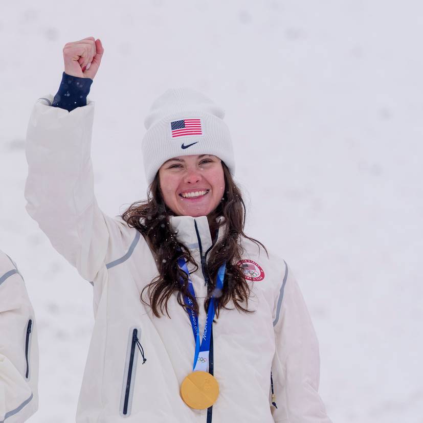 Kaila Kuhn with Gold medal
