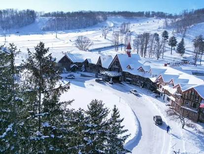Aerial view of The Highlands