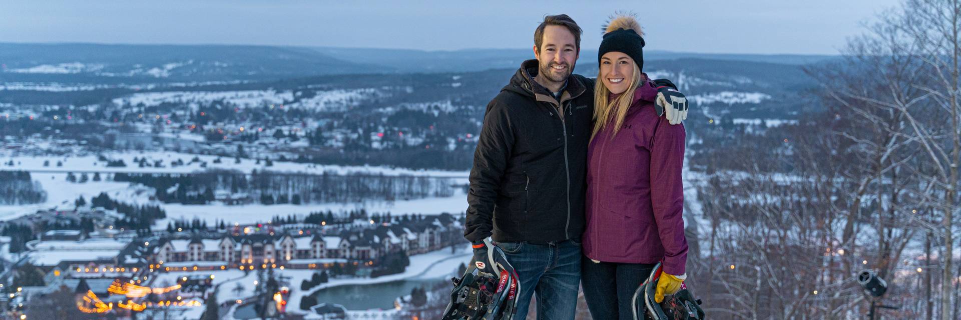 Snowshoeing