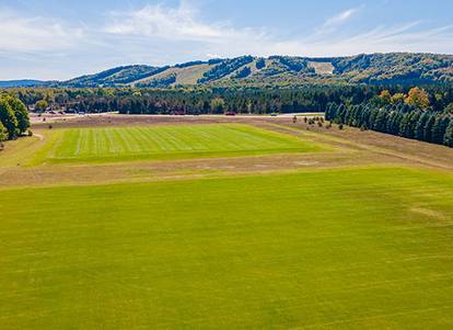 Boyne Mountain new athletic fields and complex.