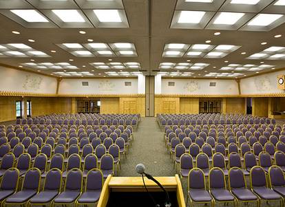 Inside the Matterhorn convention room inside the Civic Center.