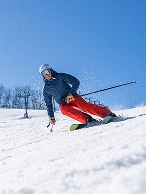 Man skiing at Boyne Mountain