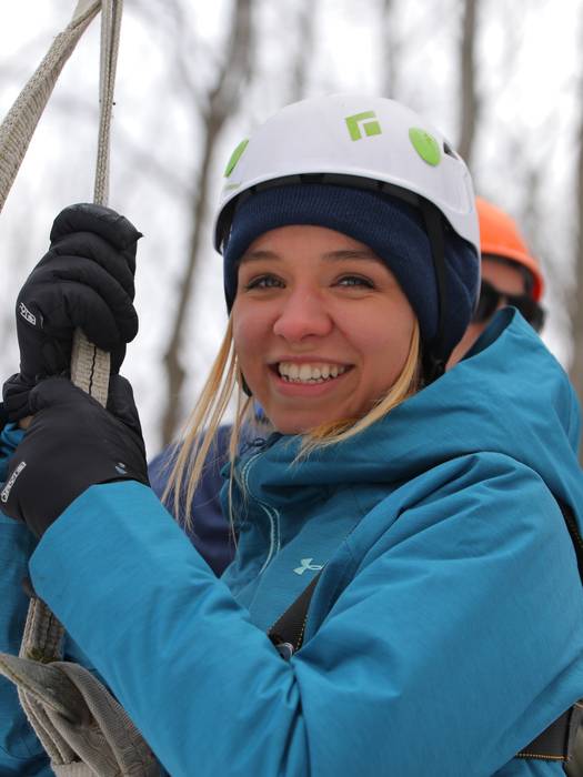 winter zipline tour