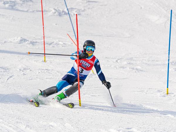 Racer on Boyne Mountain slopes