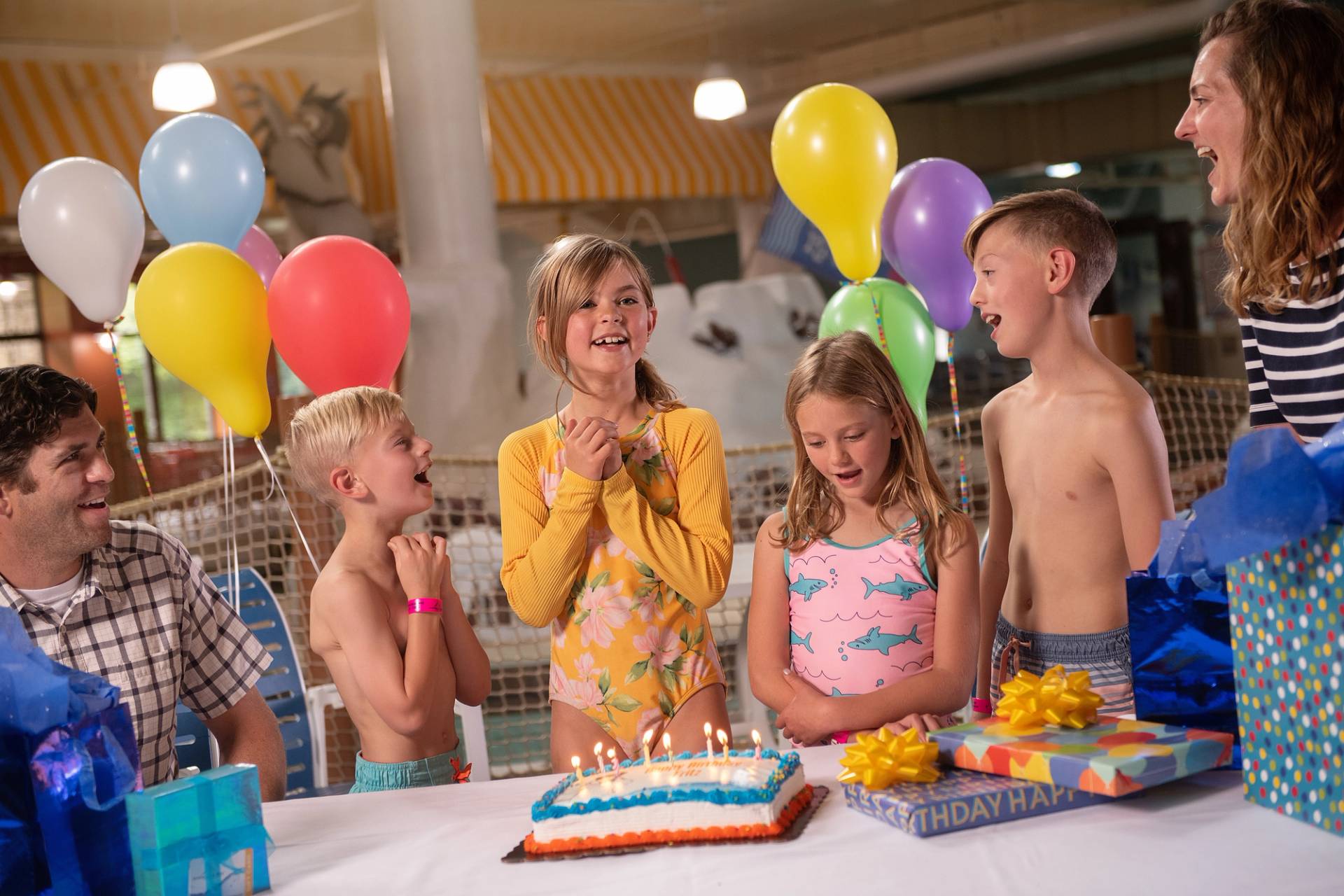 Birthday Party at Avalanche Bay Waterpark