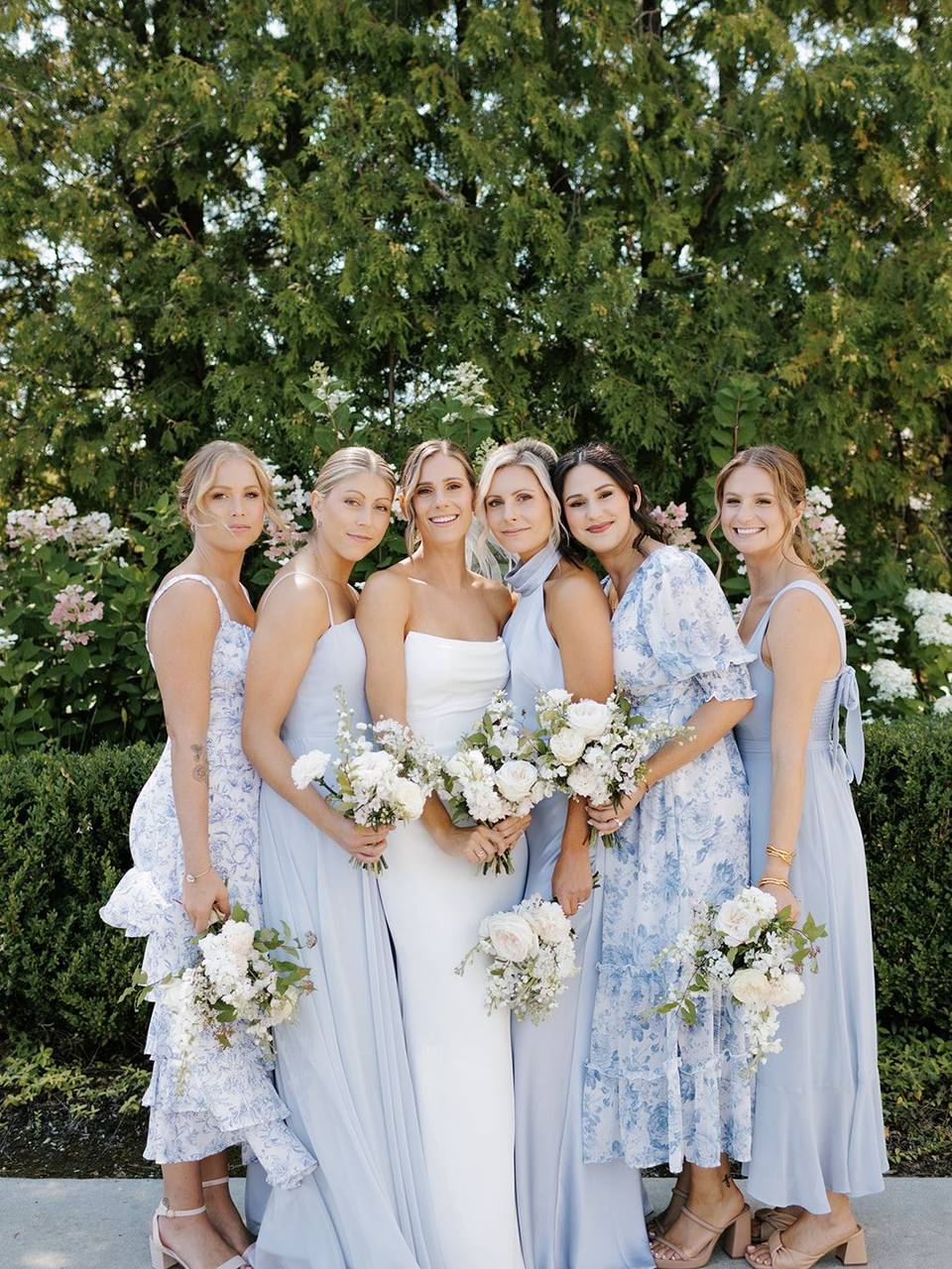 Bride and Bridesmaids