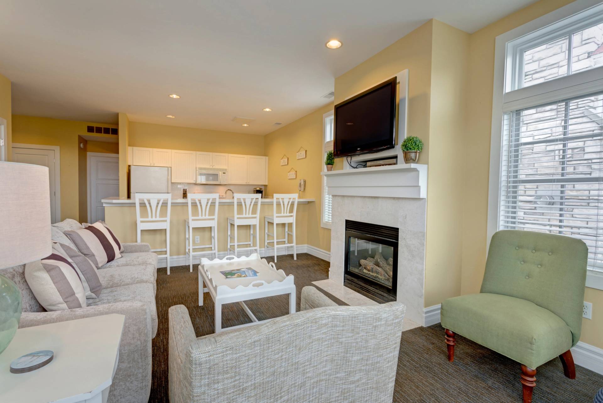 Lakeside Cottages living interior