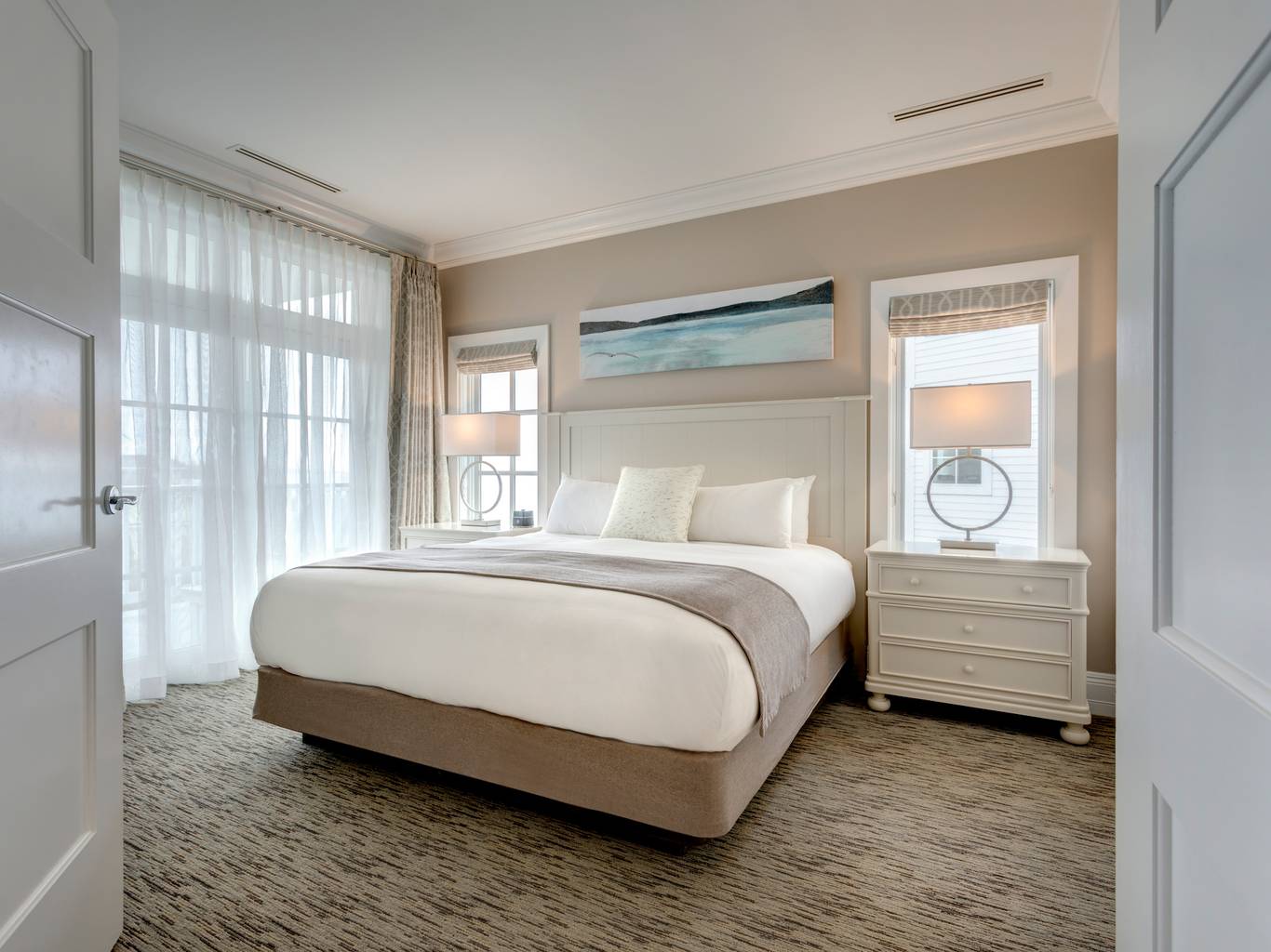 King Suite bedroom, Inn at Bay Harbor