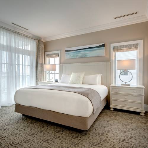 King Suite bedroom, Inn at Bay Harbor