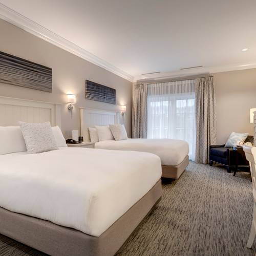 Two queen hotel room, Inn at Bay Harbor